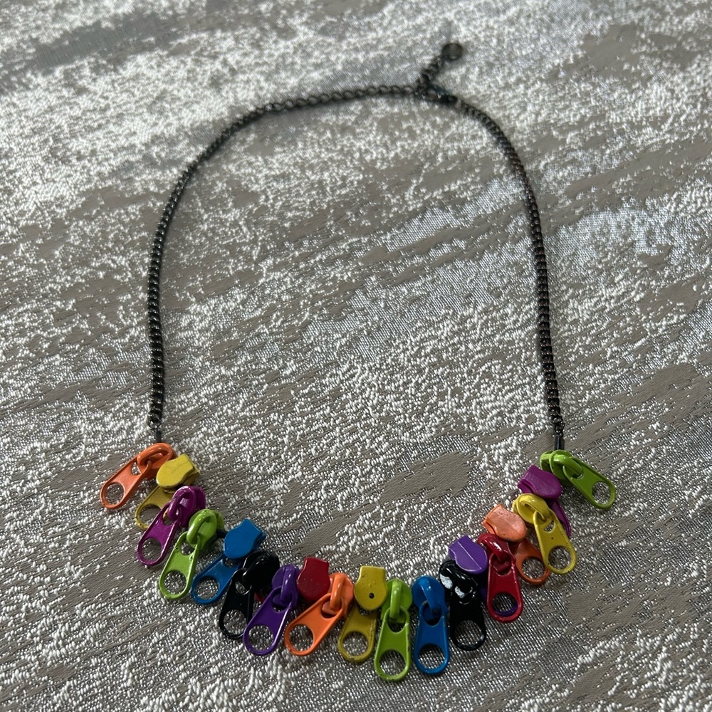 Claire’s Girls Zipper Necklace